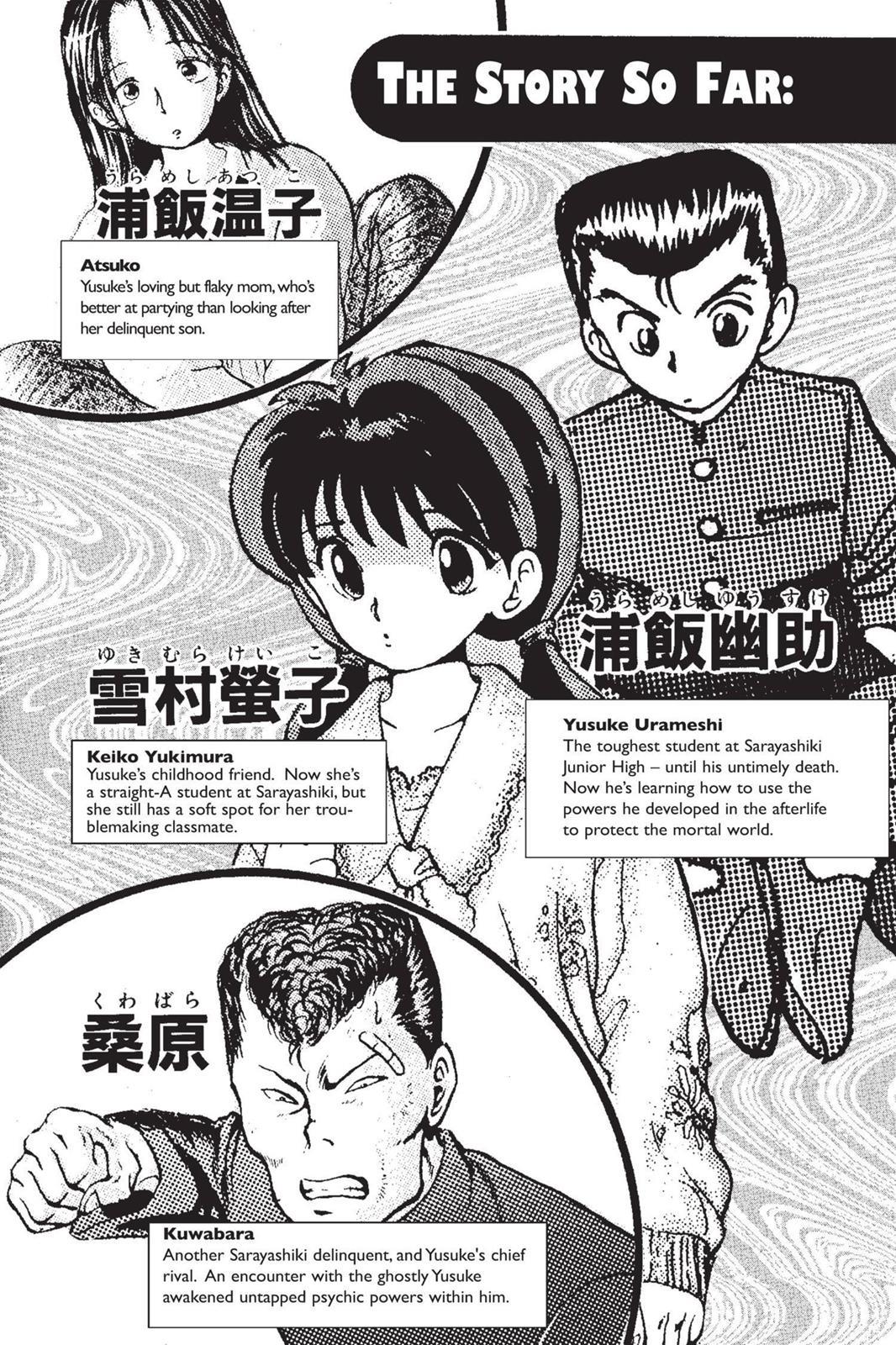 Read Yu Yu Hakusho Manga Online