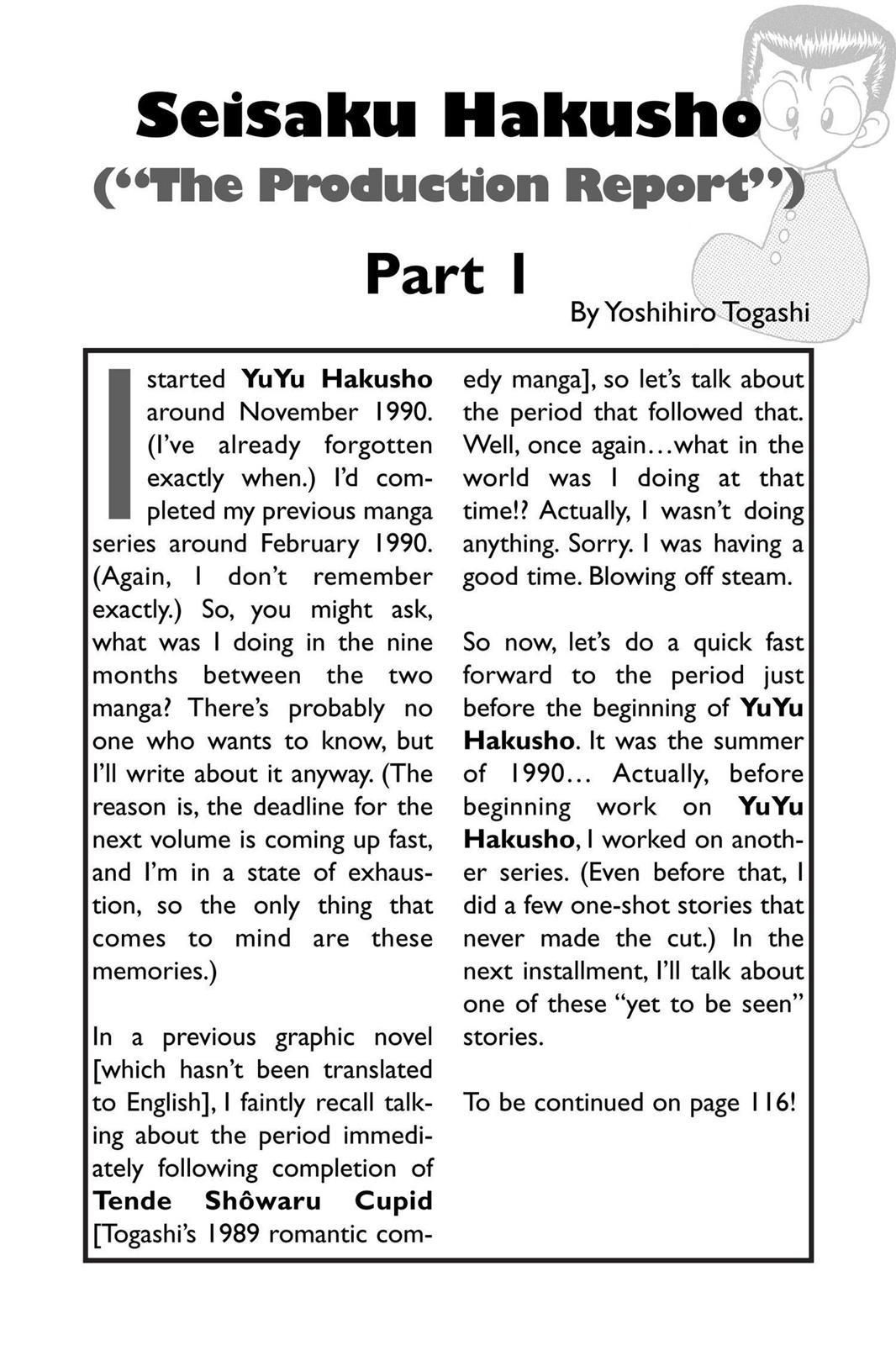 Read Yu Yu Hakusho Manga Online