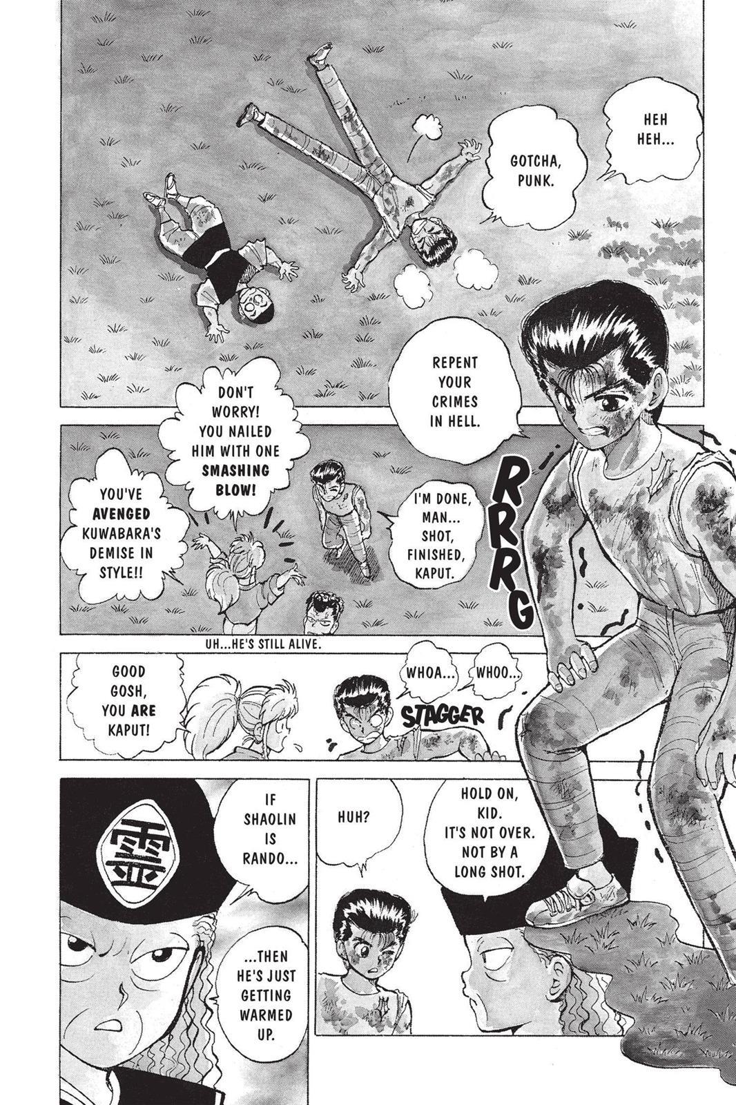 Read Yu Yu Hakusho Manga Online