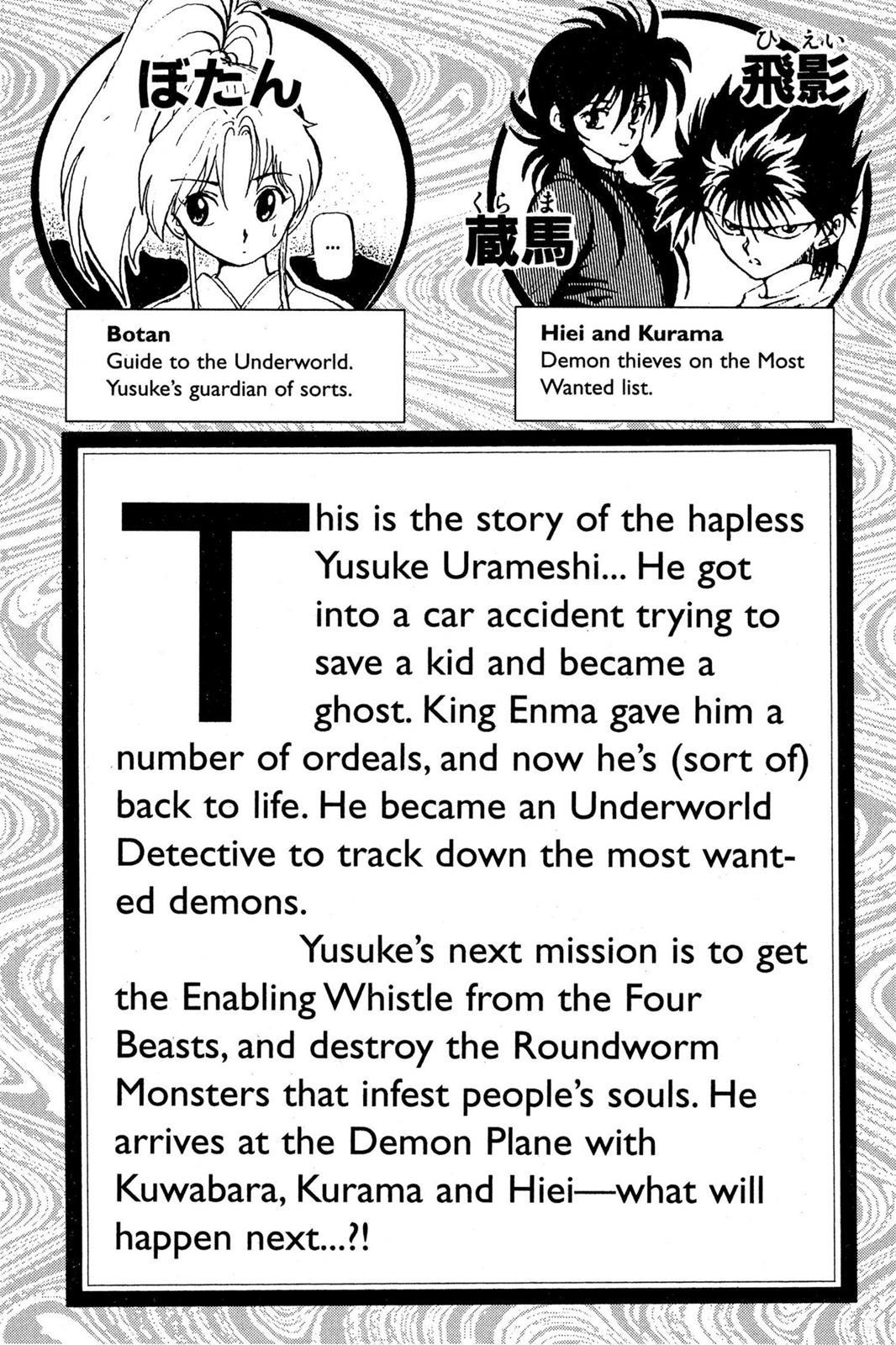 Read Yu Yu Hakusho Manga Online