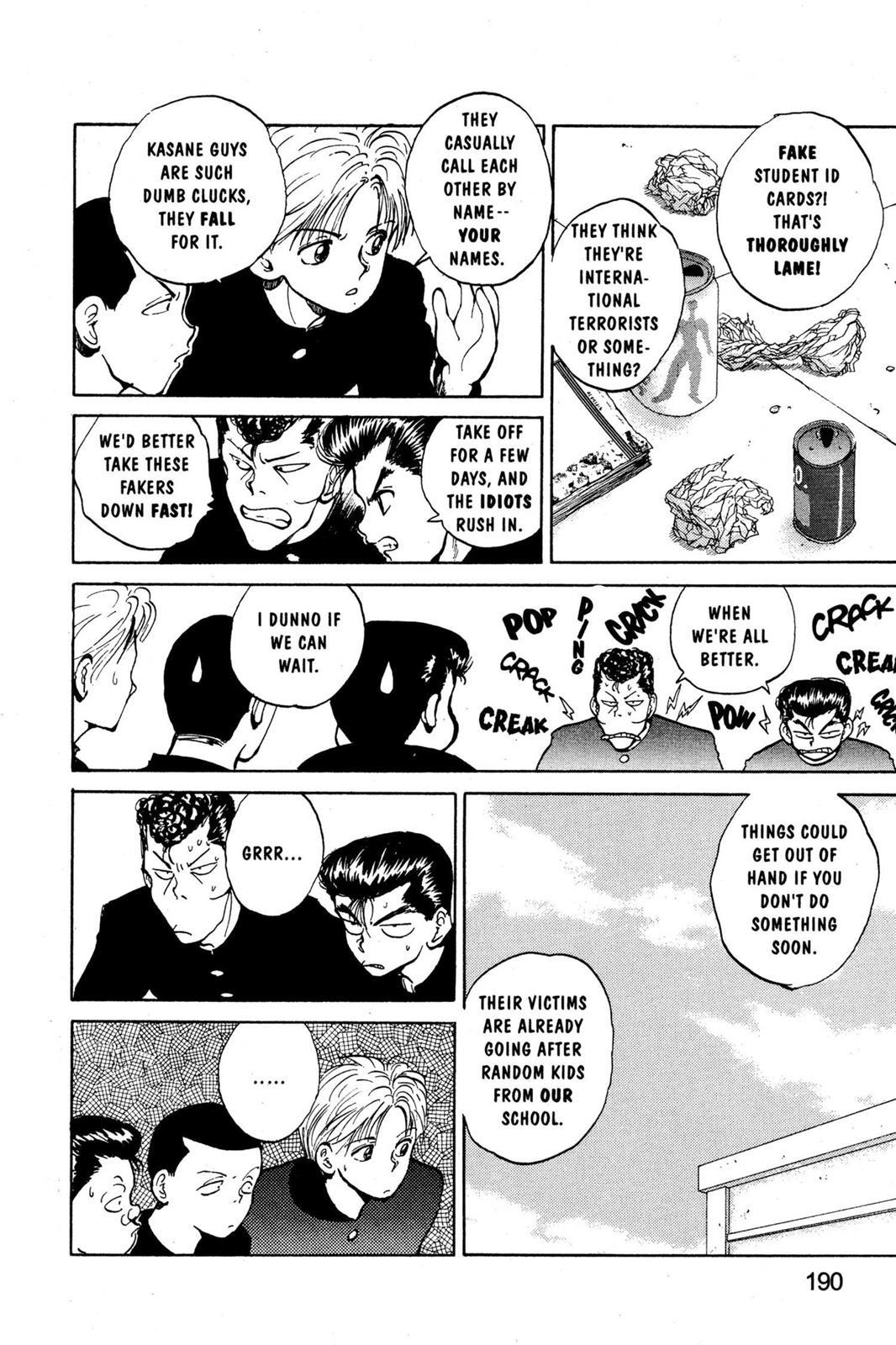 Read Yu Yu Hakusho Manga Online