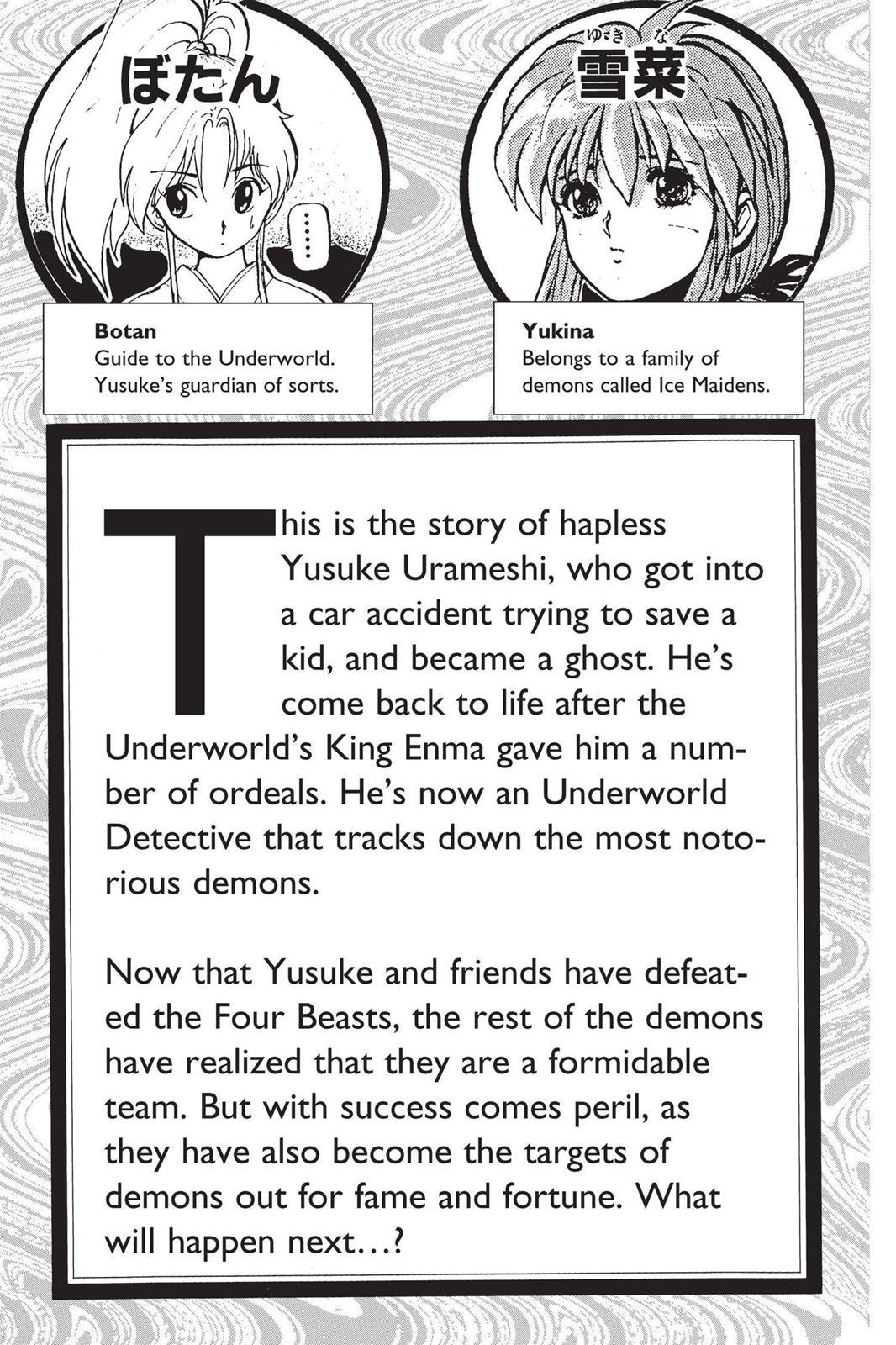 Read Yu Yu Hakusho Manga Online