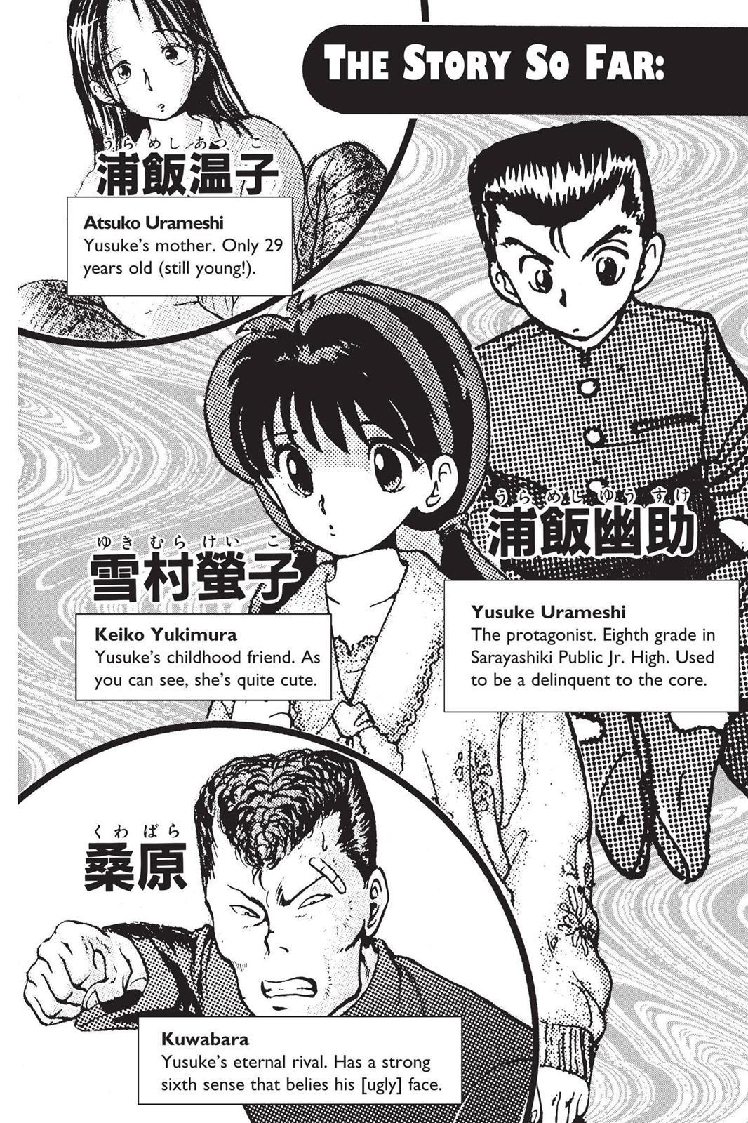 Read Yu Yu Hakusho Manga Online