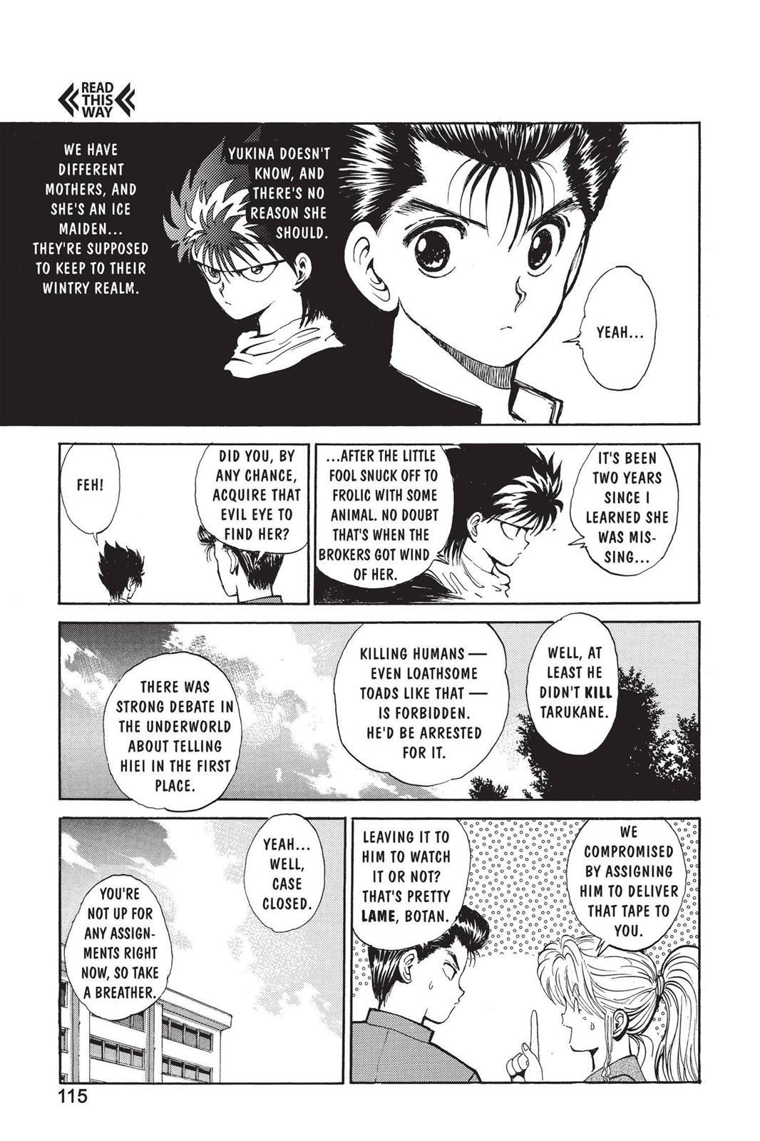 Read Yu Yu Hakusho Manga Online