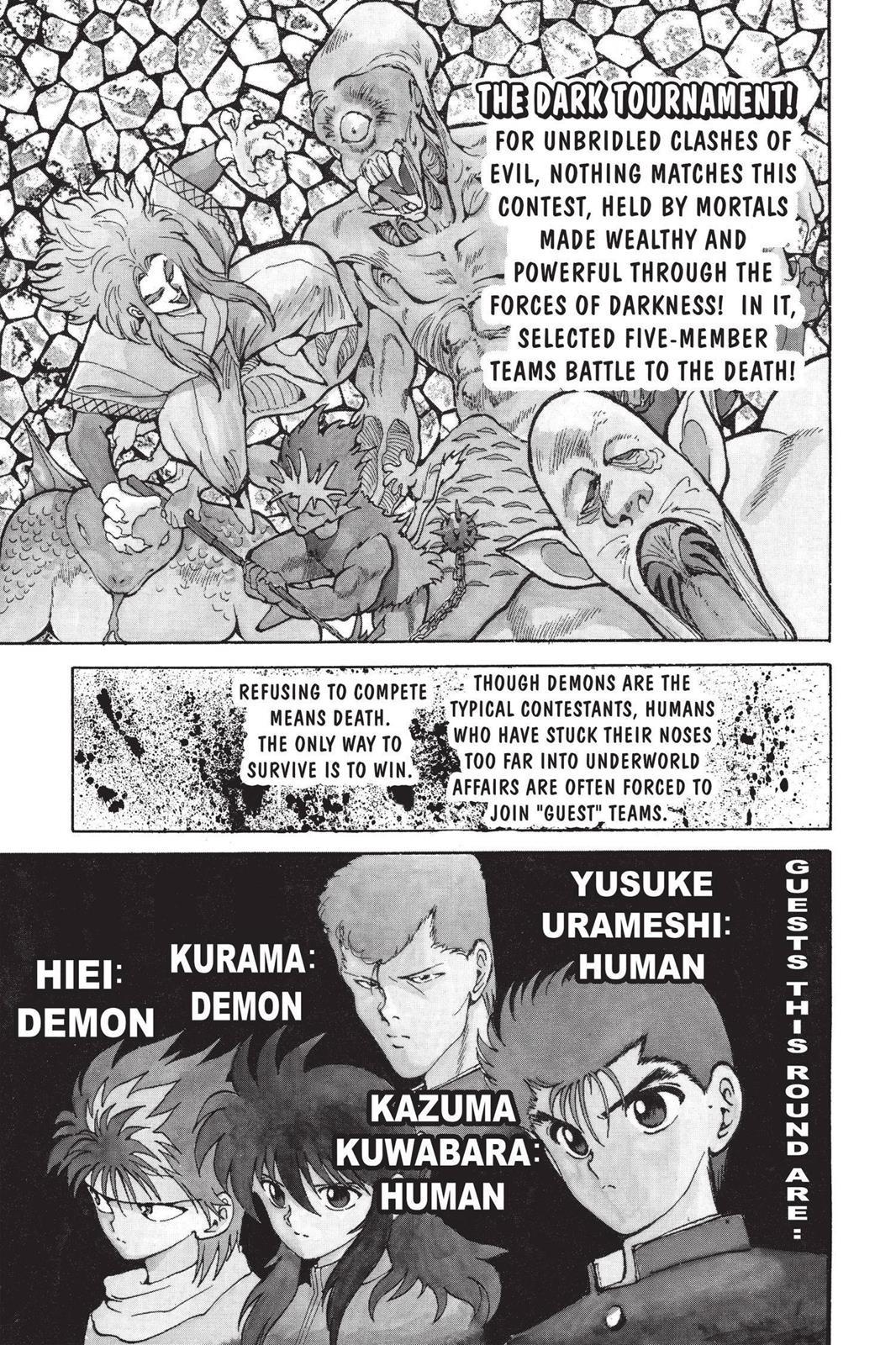 Read Yu Yu Hakusho Manga Online