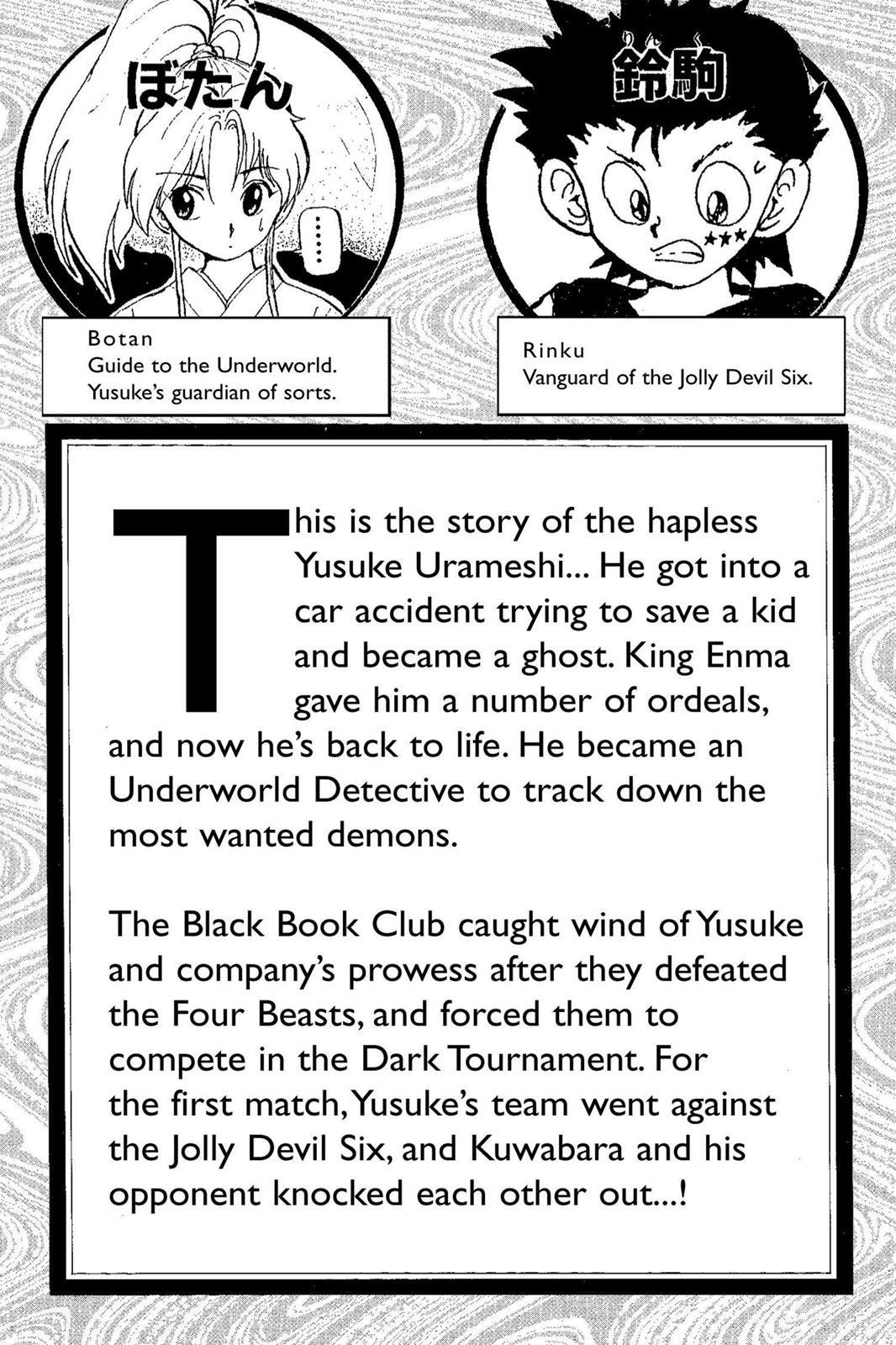 Read Yu Yu Hakusho Manga Online