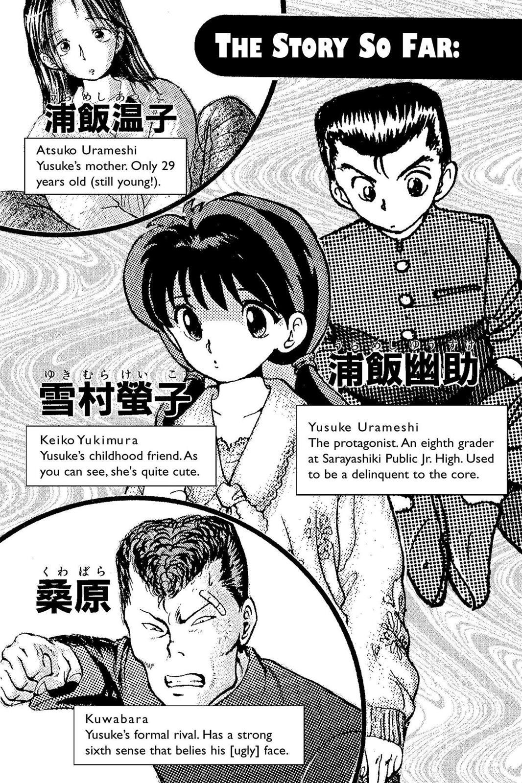 Read Yu Yu Hakusho Manga Online