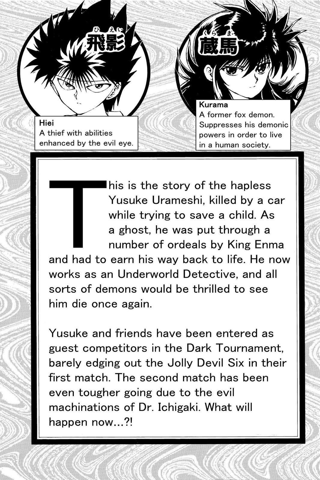 Read Yu Yu Hakusho Manga Online