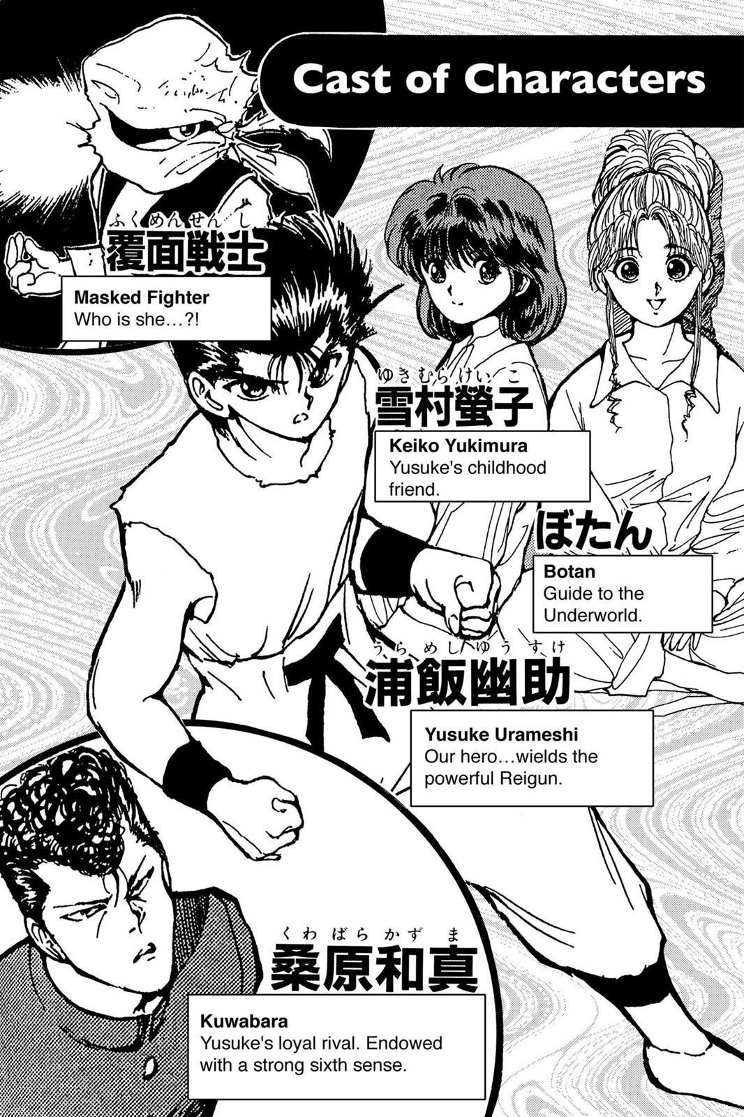 Read Yu Yu Hakusho Manga Online