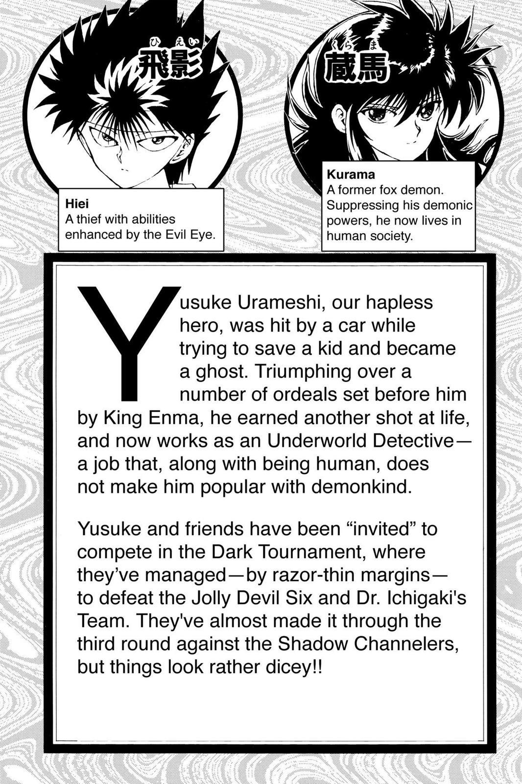 Read Yu Yu Hakusho Manga Online