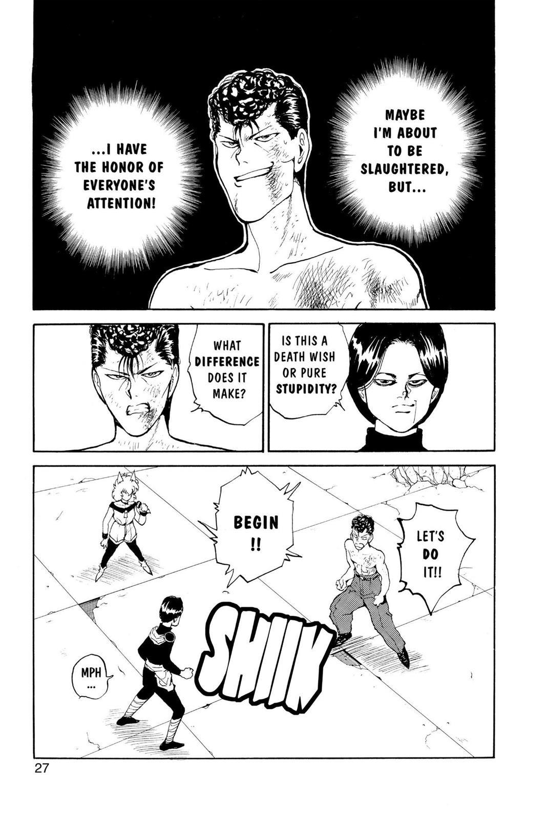 Read Yu Yu Hakusho Manga Online