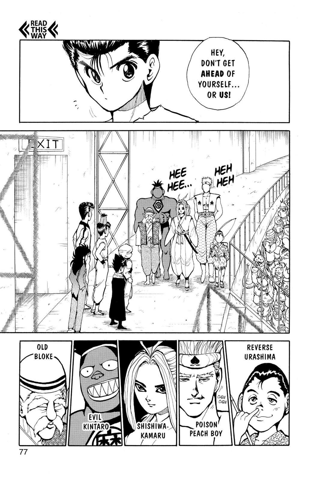 Read Yu Yu Hakusho Manga Online