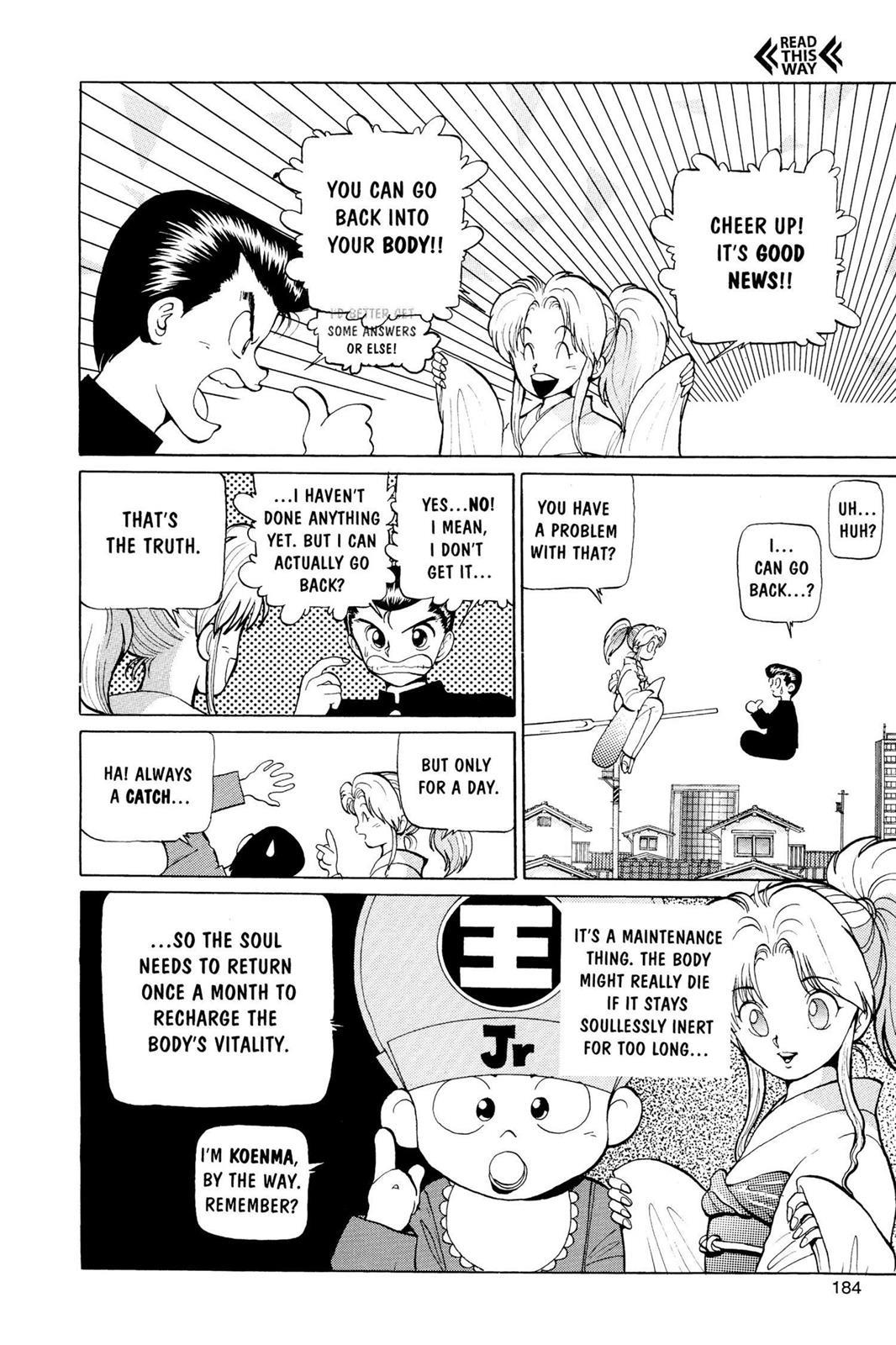 Read Yu Yu Hakusho Manga Online