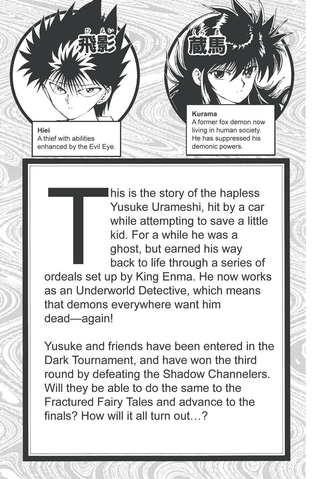 Read Yu Yu Hakusho Manga Online