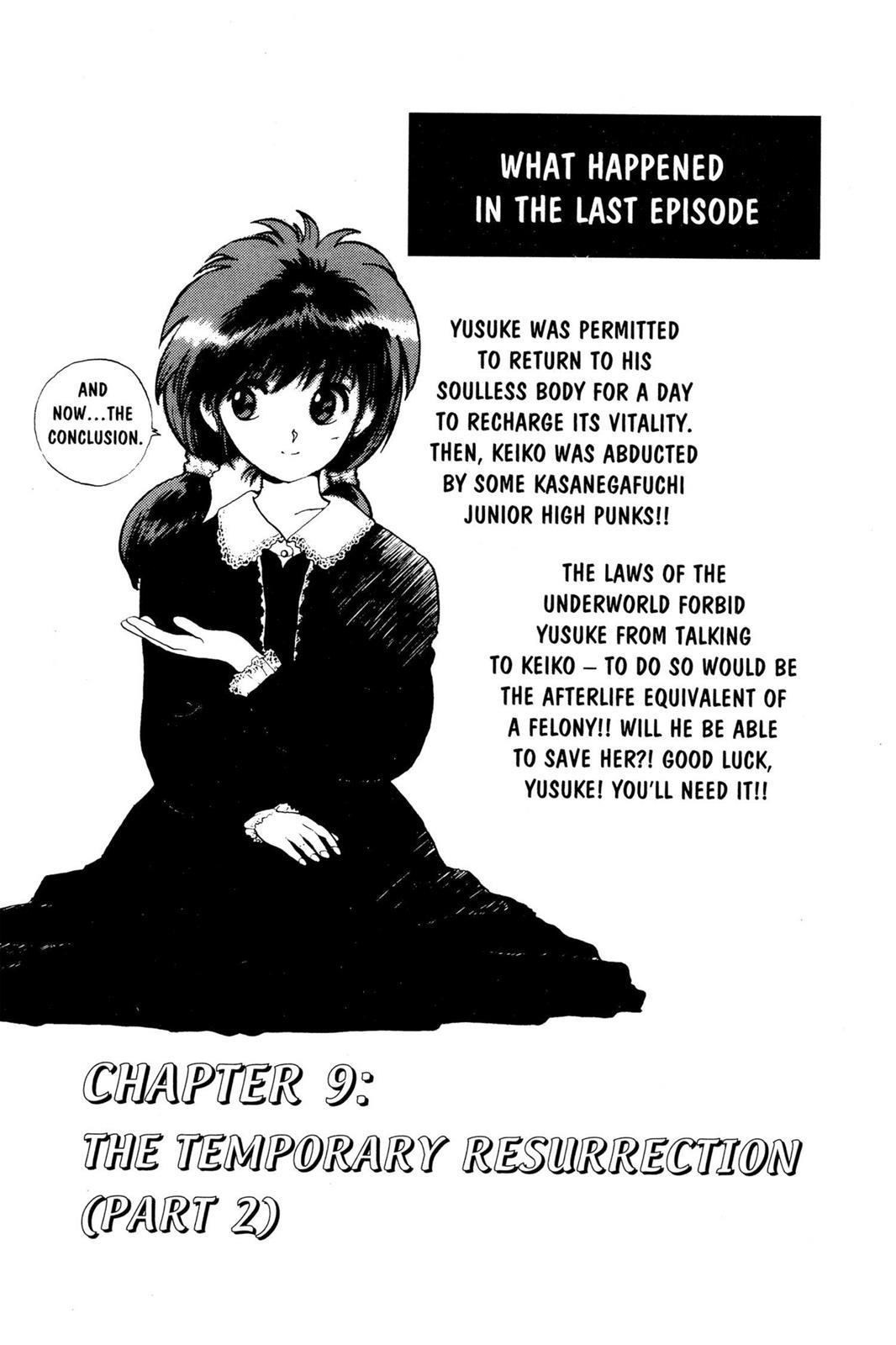 Read Yu Yu Hakusho Manga Online
