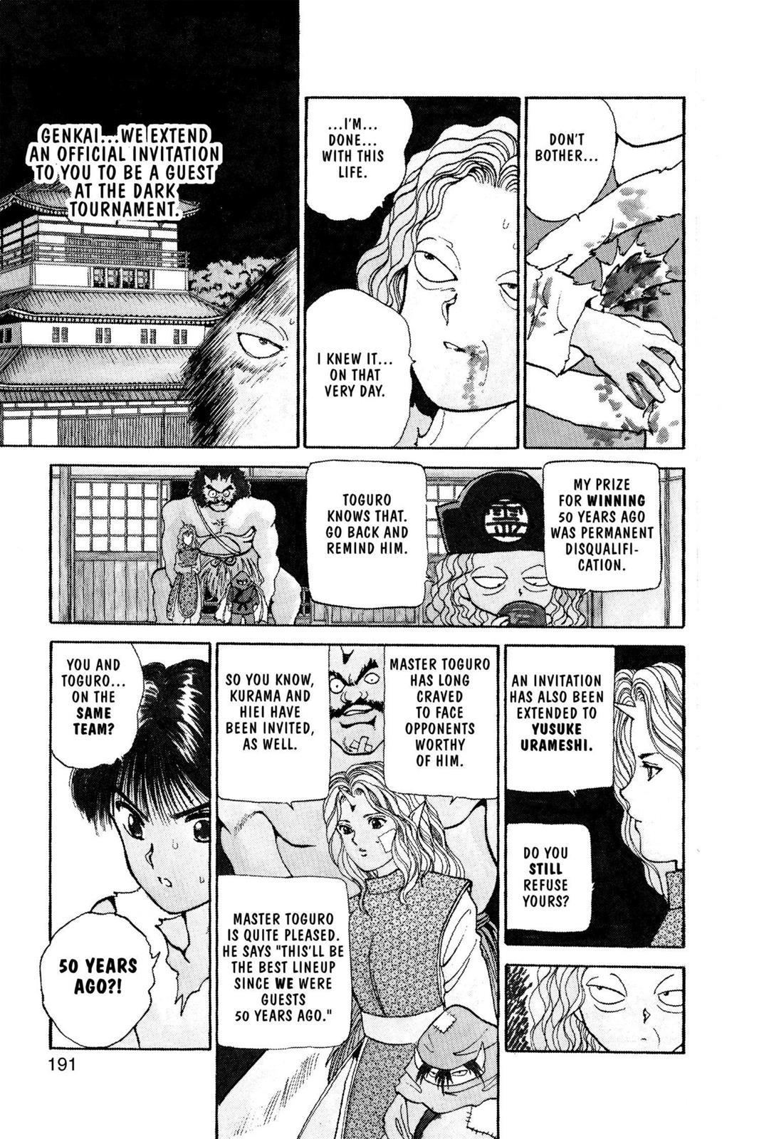 Read Yu Yu Hakusho Manga Online