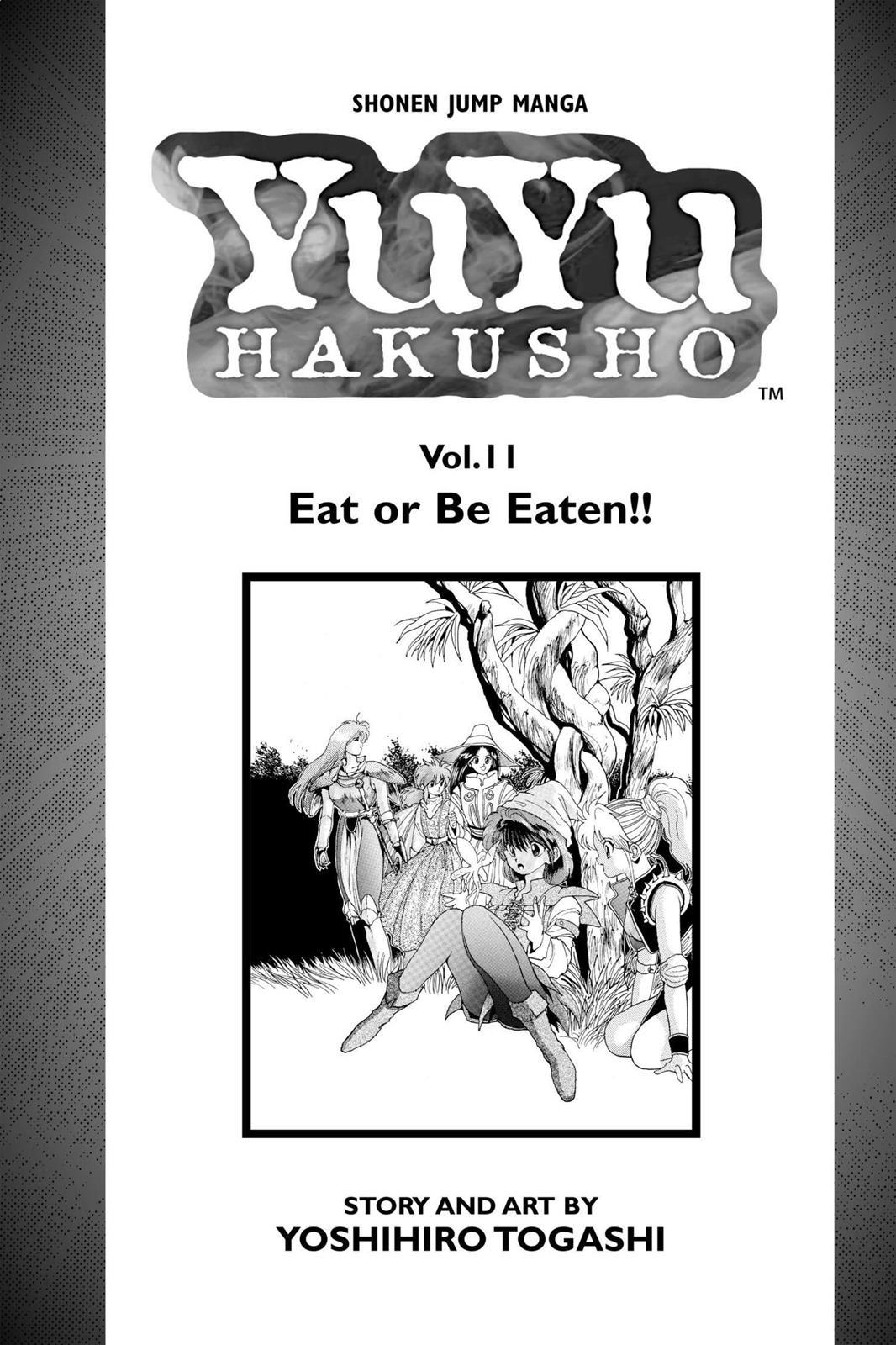 Read Yu Yu Hakusho Manga Online