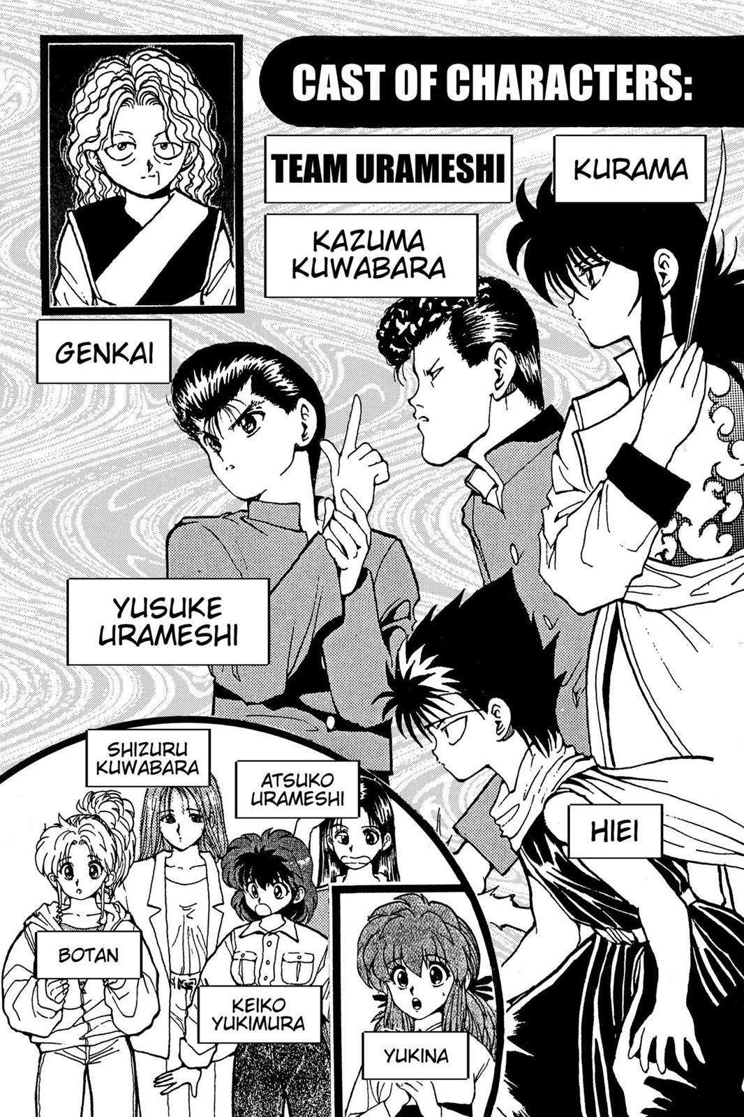 Read Yu Yu Hakusho Manga Online