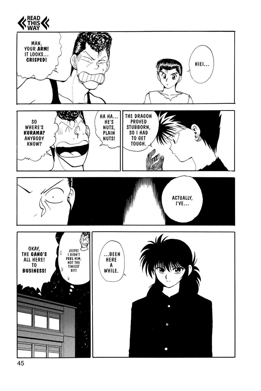 Read Yu Yu Hakusho Manga Online