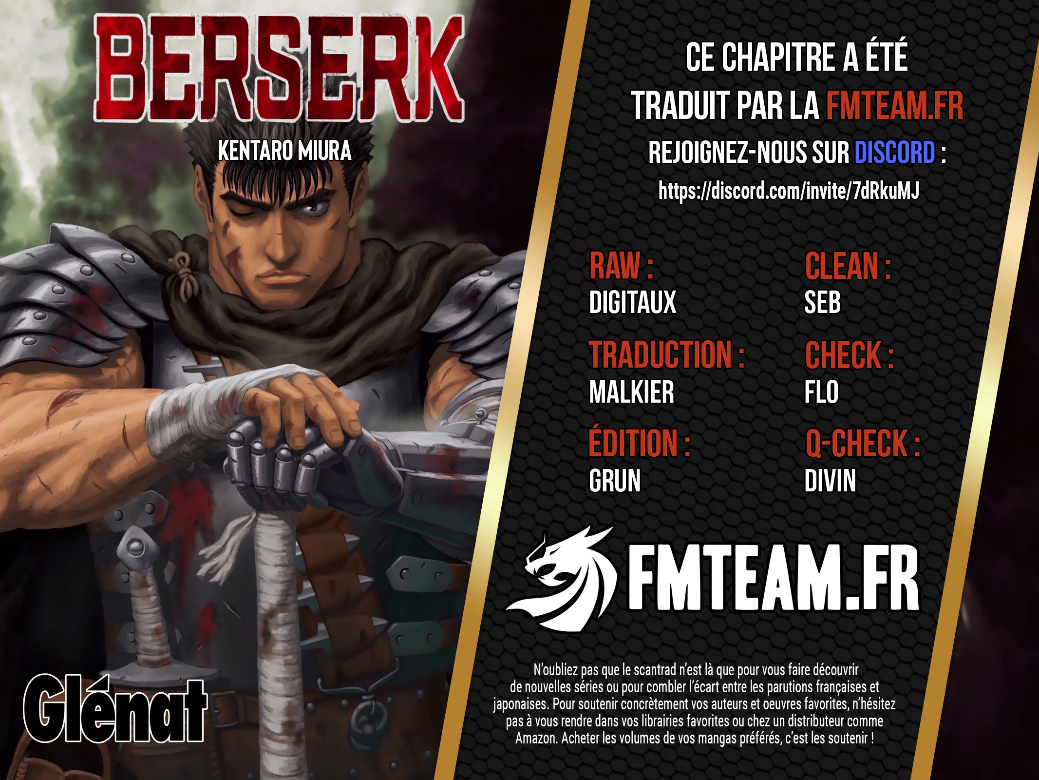 Read Berserk FR Manga Online