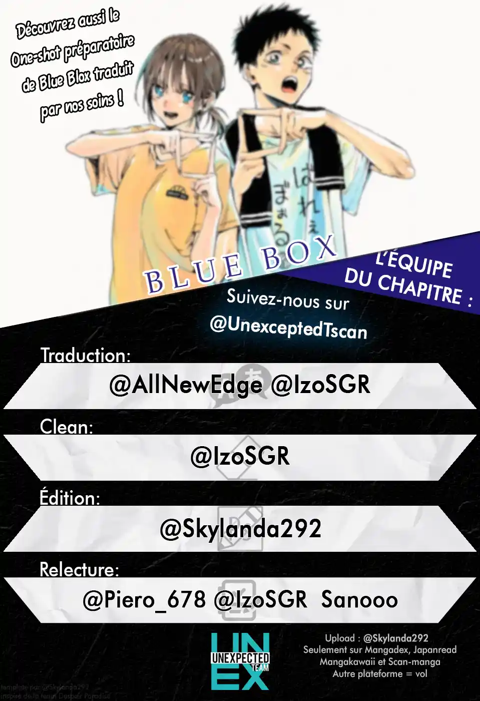 Read Blue Box FR Manga Online
