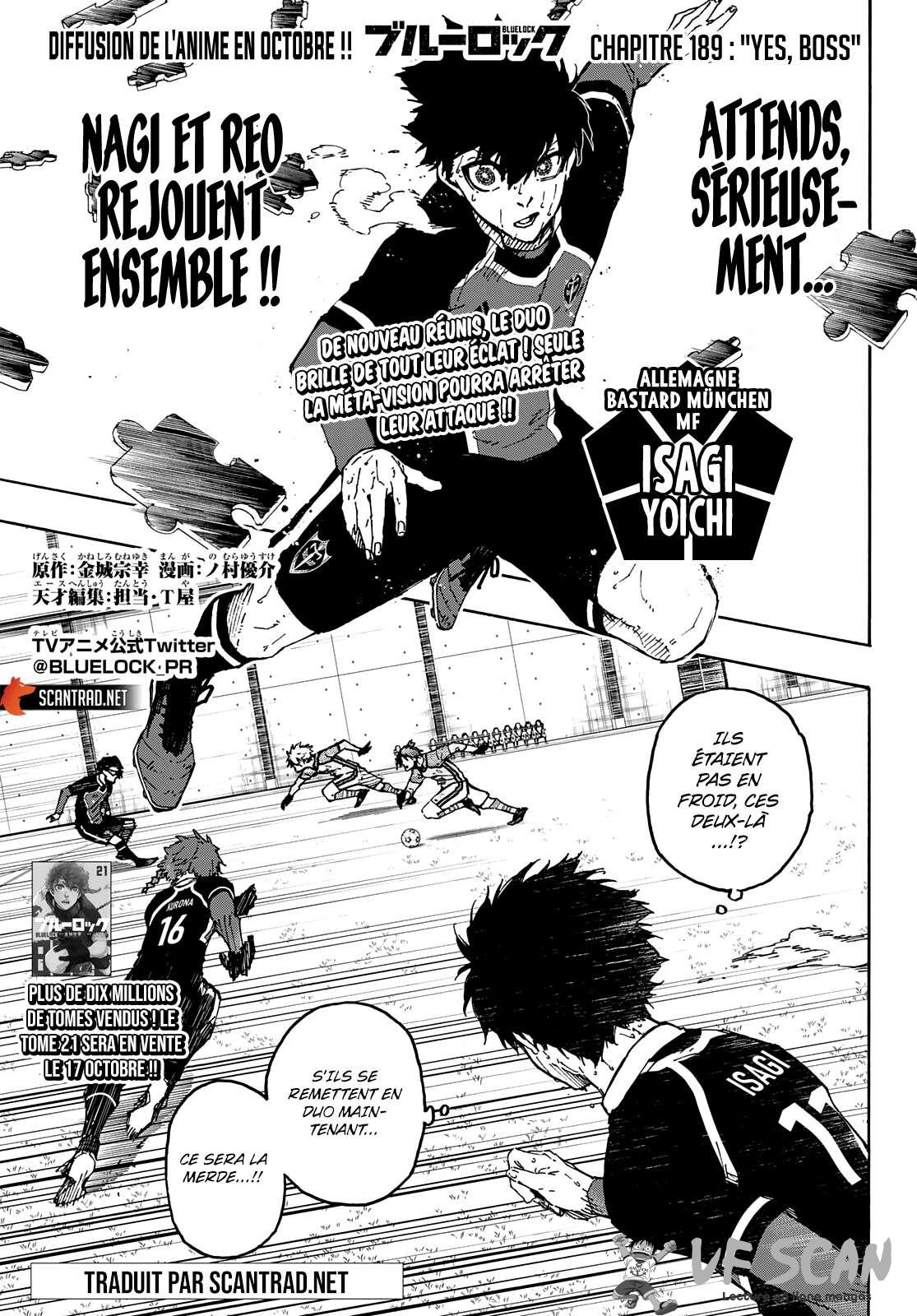 Read Blue Lock FR Manga Online