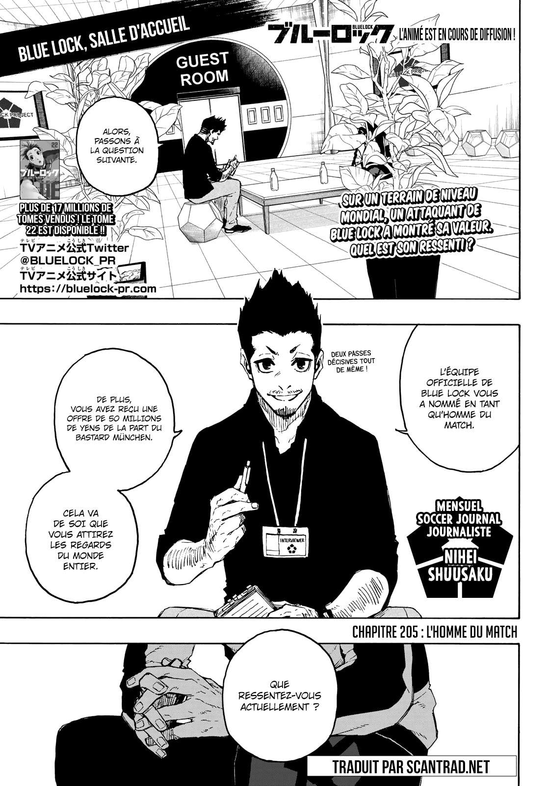 Read Blue Lock FR Manga Online