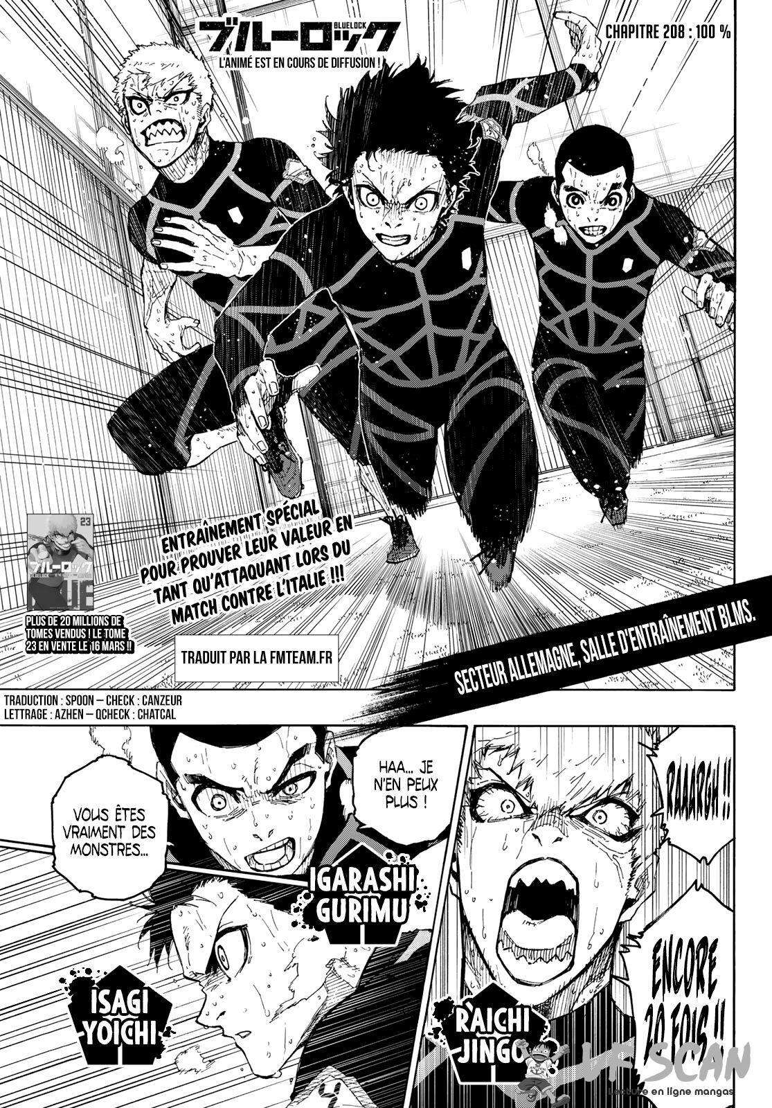 Read Blue Lock FR Manga Online