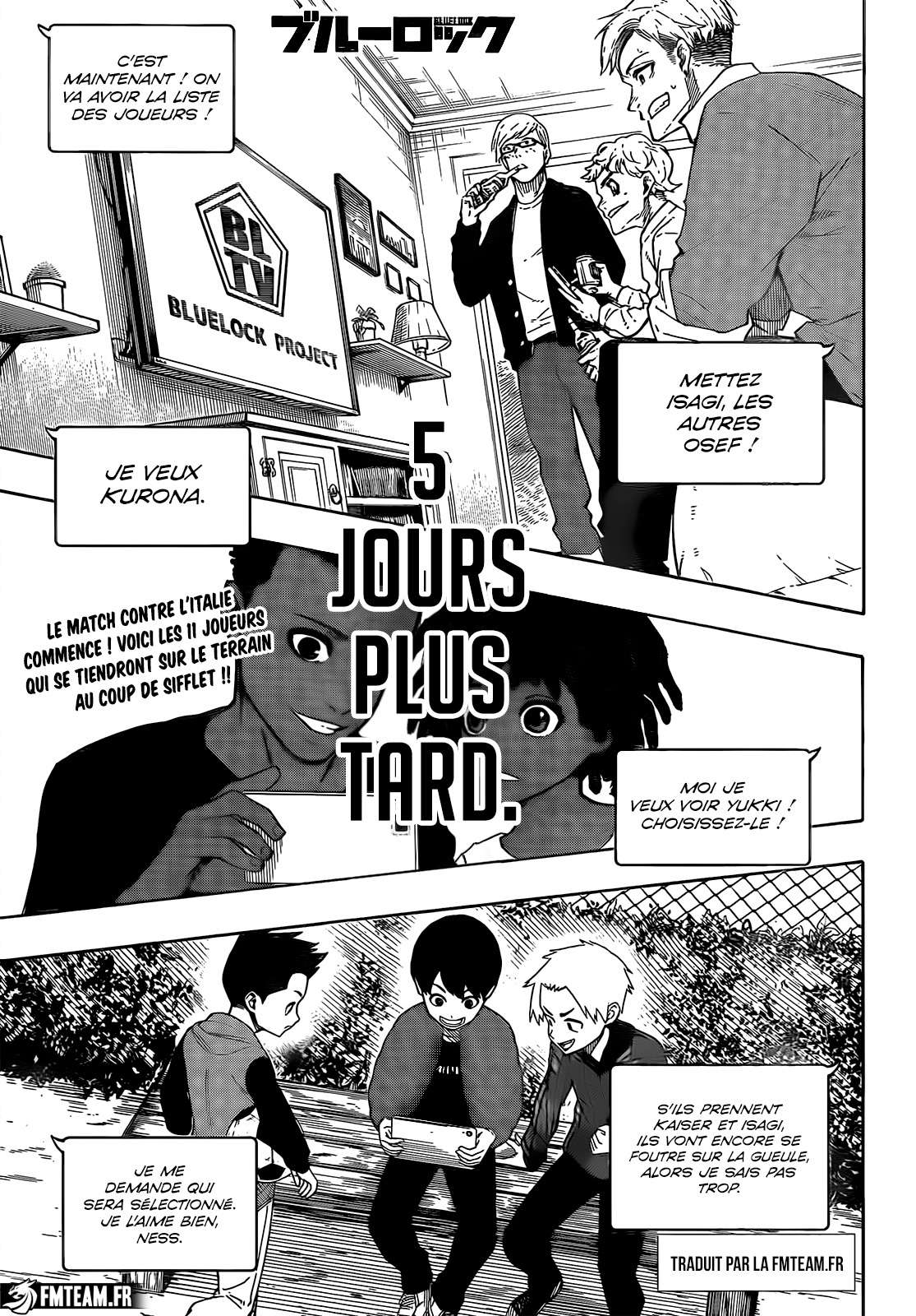 Read Blue Lock FR Manga Online