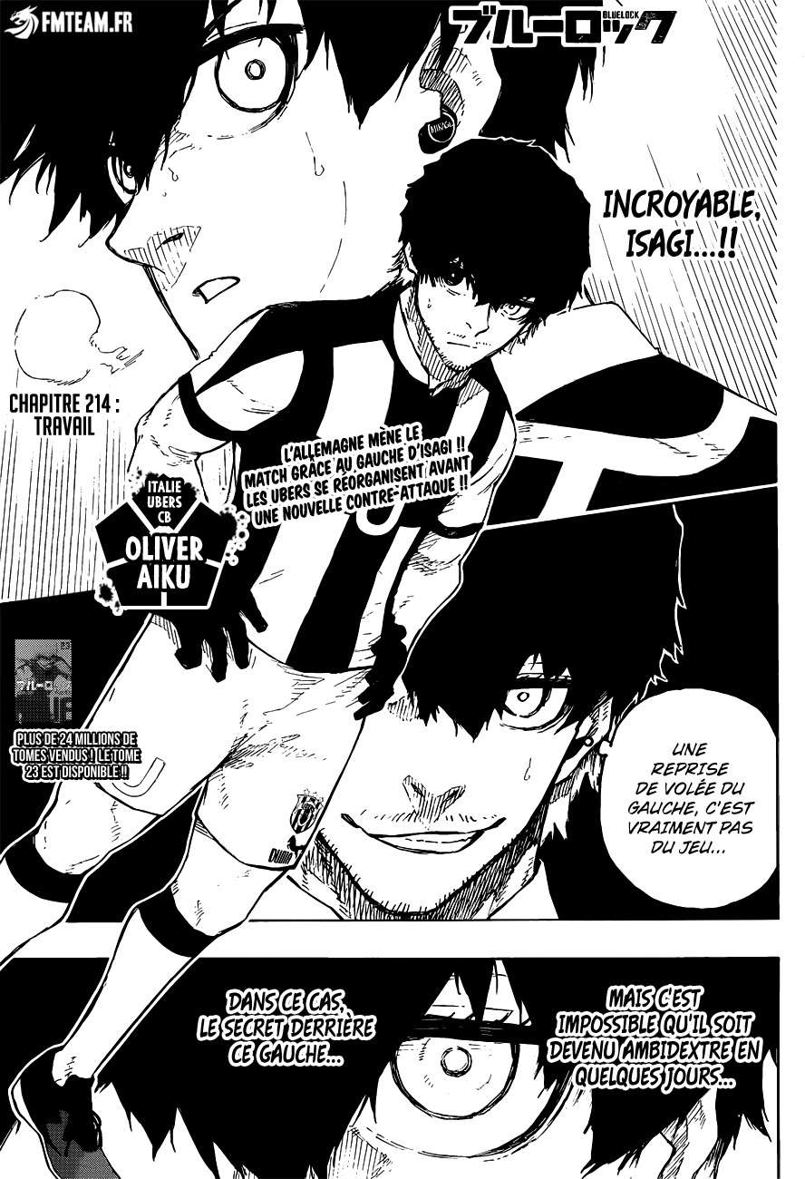 Read Blue Lock FR Manga Online