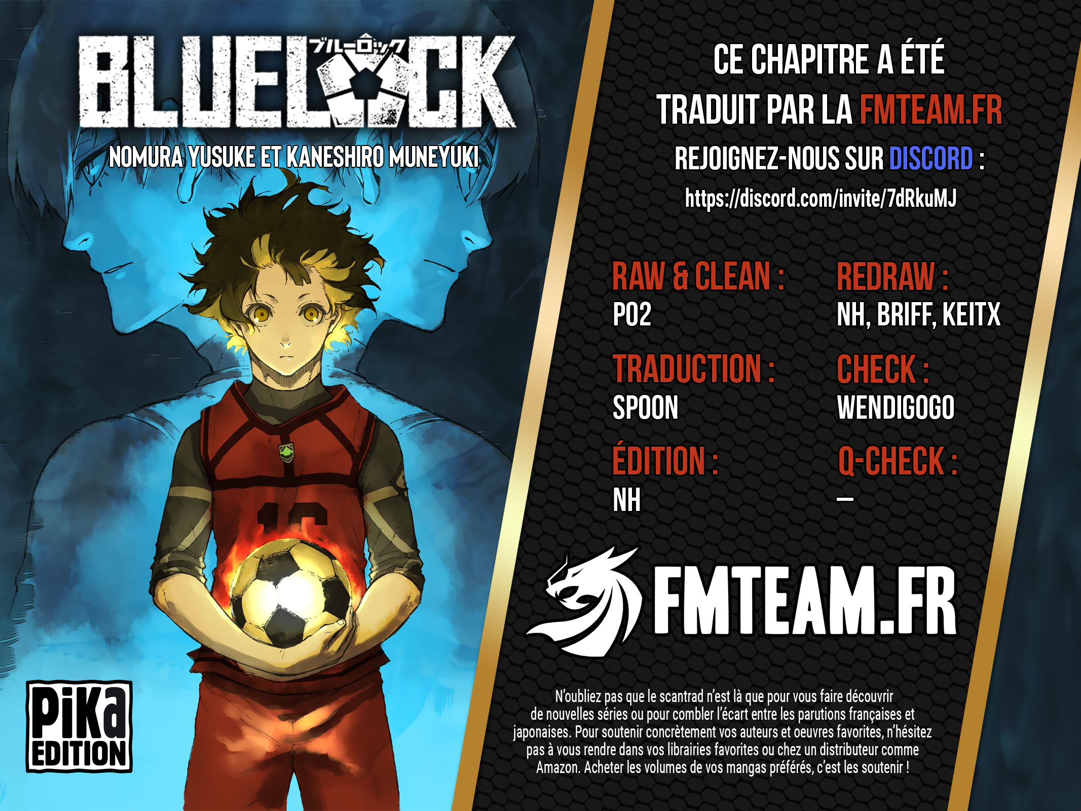 Read Blue Lock FR Manga Online