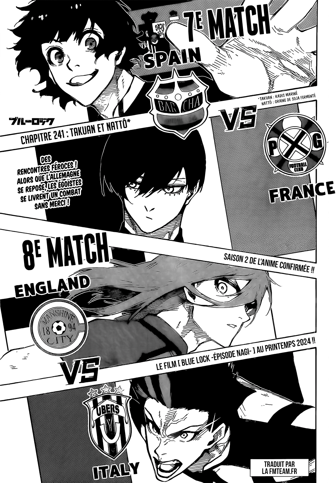 Read Blue Lock FR Manga Online