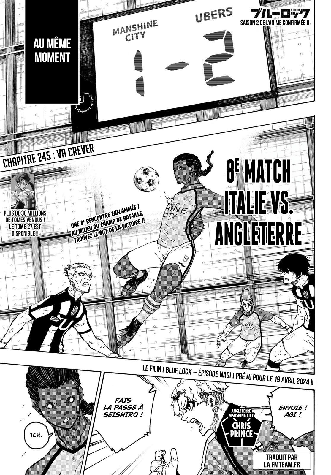 Read Blue Lock FR Manga Online
