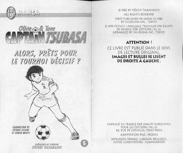 Read Captain Tsubasa FR Manga Online