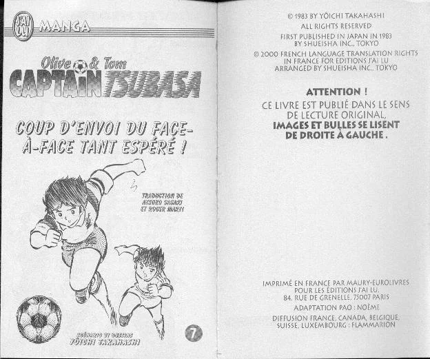 Read Captain Tsubasa FR Manga Online