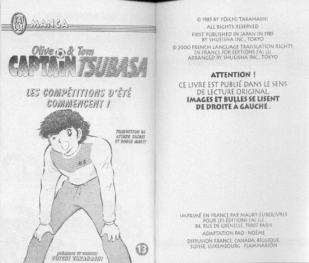 Read Captain Tsubasa FR Manga Online
