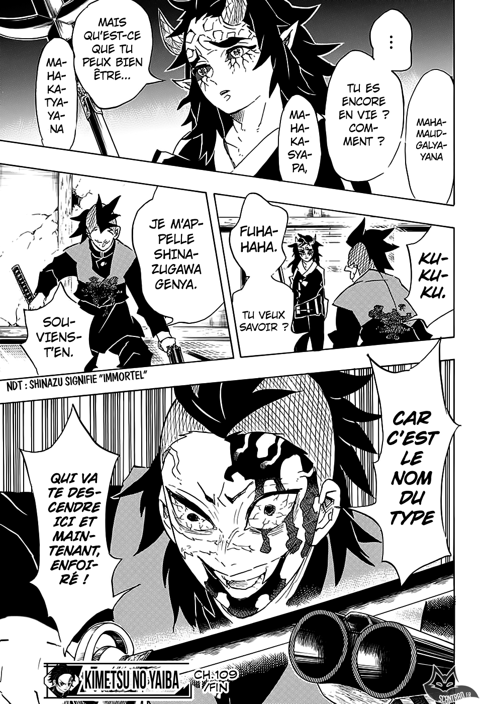 Read Demon Slayer Kimetsu no Yaiba FR Manga Online