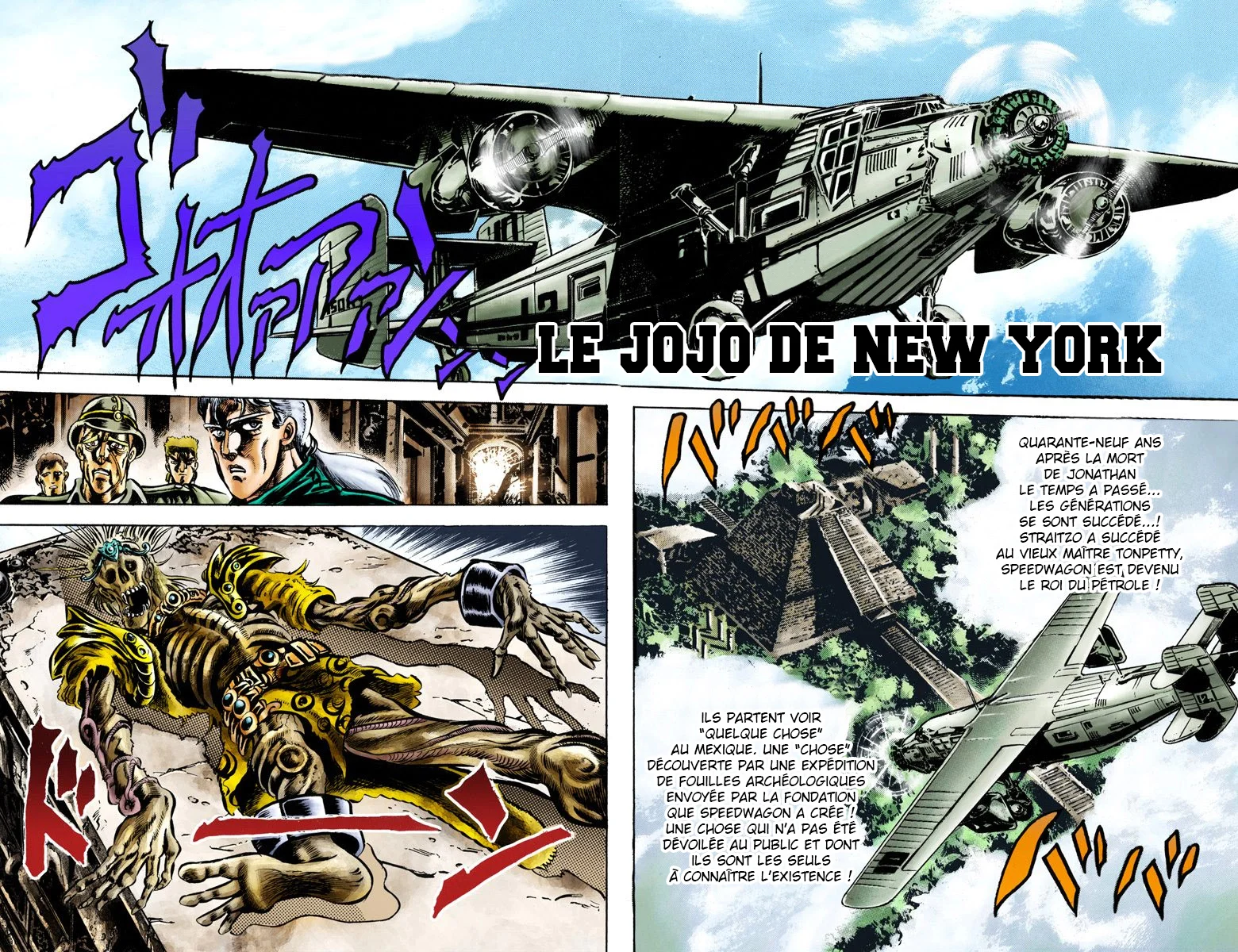 Read JoJo's Bizarre Adventure Part 2 Battle Tendency Official Colored FR Manga Online