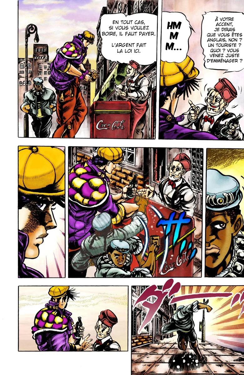 Read JoJo's Bizarre Adventure Part 2 Battle Tendency Official Colored FR Manga Online