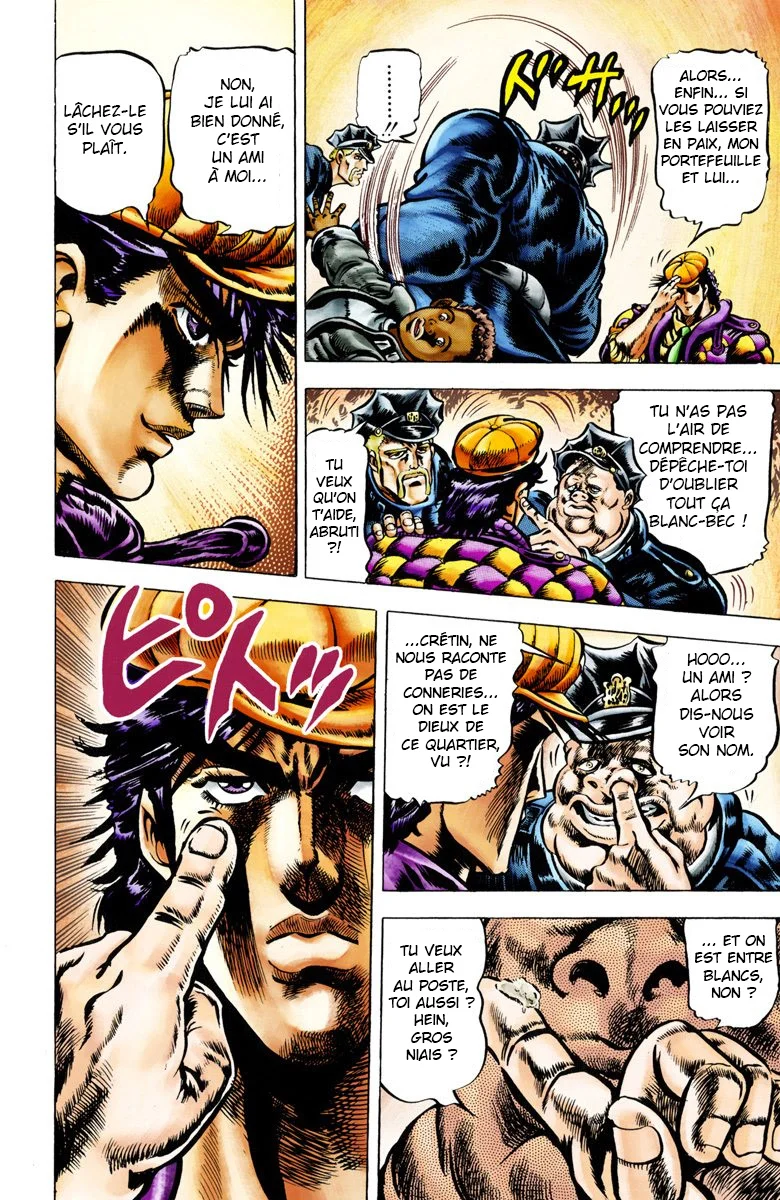Read JoJo's Bizarre Adventure Part 2 Battle Tendency Official Colored FR Manga Online