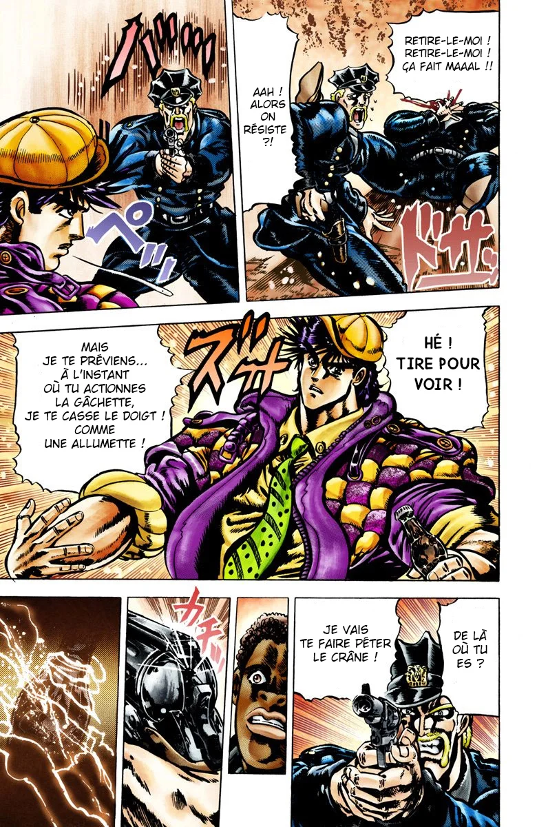 Read JoJo's Bizarre Adventure Part 2 Battle Tendency Official Colored FR Manga Online
