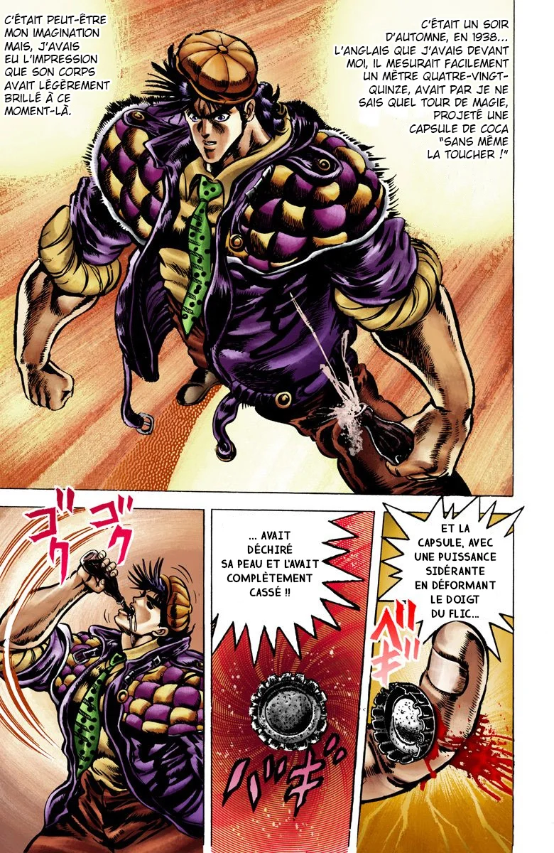 Read JoJo's Bizarre Adventure Part 2 Battle Tendency Official Colored FR Manga Online