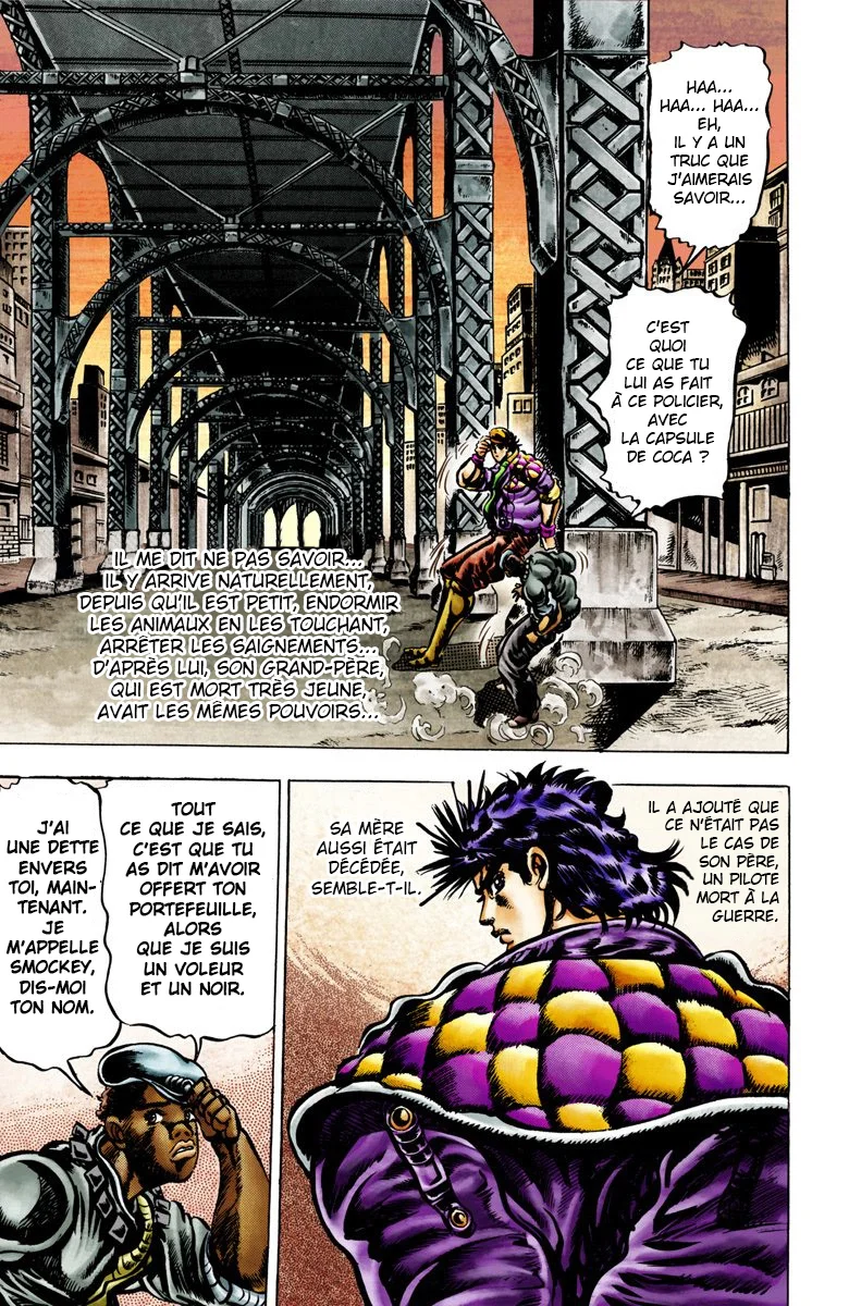 Read JoJo's Bizarre Adventure Part 2 Battle Tendency Official Colored FR Manga Online