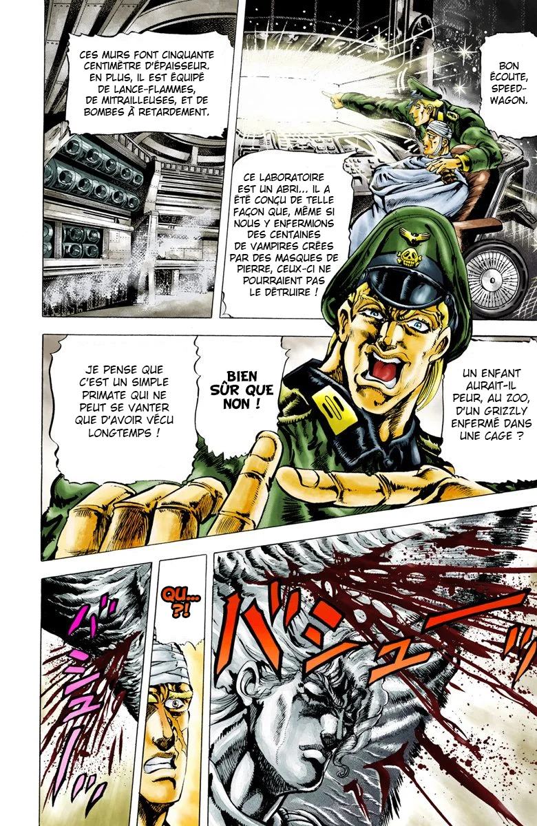 Read JoJo's Bizarre Adventure Part 2 Battle Tendency Official Colored FR Manga Online