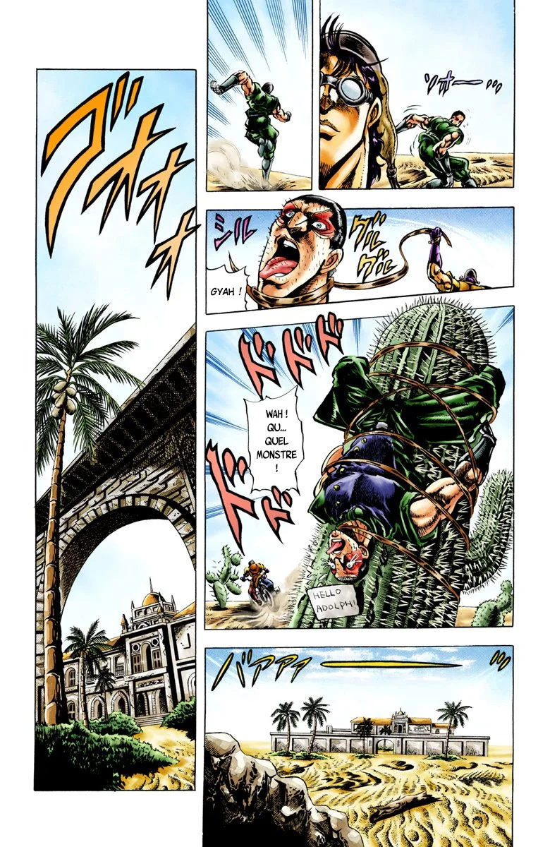 Read JoJo's Bizarre Adventure Part 2 Battle Tendency Official Colored FR Manga Online