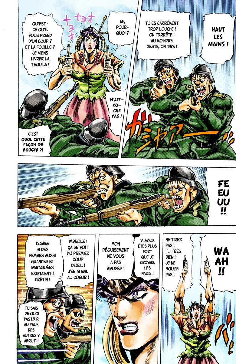 Read JoJo's Bizarre Adventure Part 2 Battle Tendency Official Colored FR Manga Online