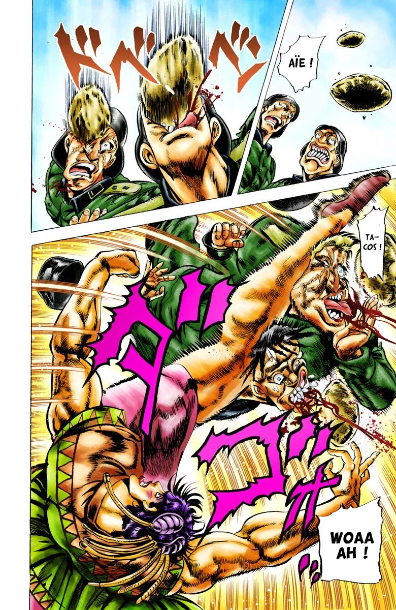 Read JoJo's Bizarre Adventure Part 2 Battle Tendency Official Colored FR Manga Online