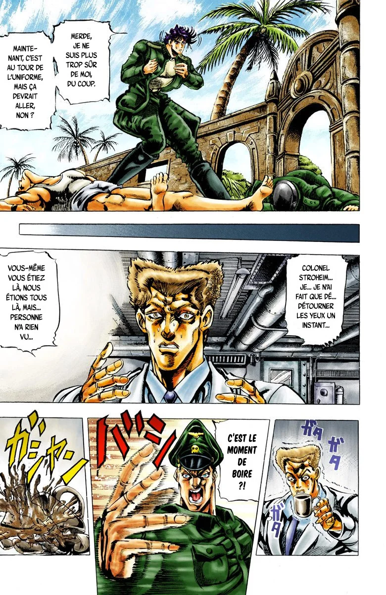 Read JoJo's Bizarre Adventure Part 2 Battle Tendency Official Colored FR Manga Online