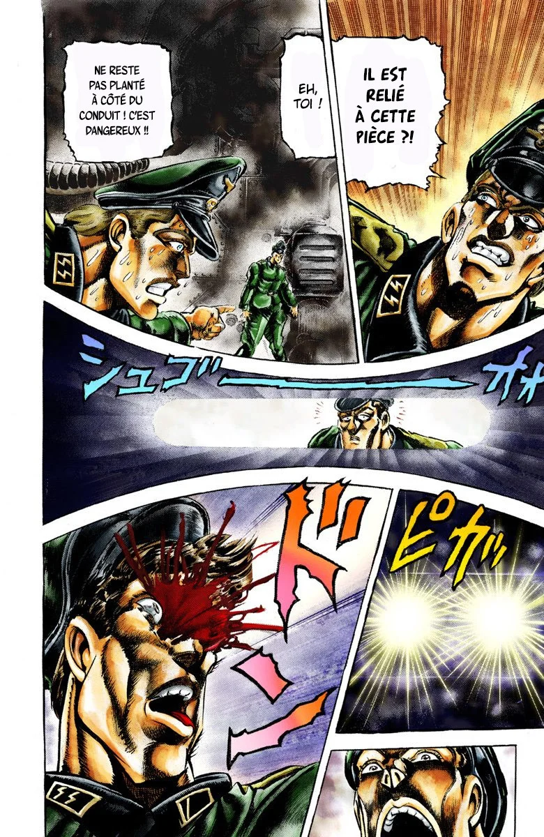 Read JoJo's Bizarre Adventure Part 2 Battle Tendency Official Colored FR Manga Online
