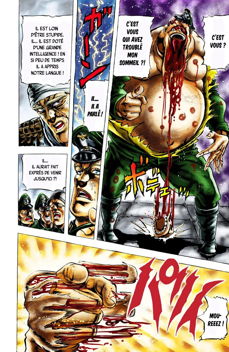 Read JoJo's Bizarre Adventure Part 2 Battle Tendency Official Colored FR Manga Online